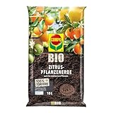 COMPO BIO Zitruspflanzenerde, Erde auch für mediterrane Pflanzen geeignet, Torffrei, 10...