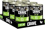 CRAVE Premium Pastete mit Lamm & Rind für Hunde – Getreidefreies Adult...