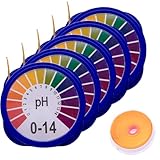 5 Rolle pH Teststreifen 5 m/Roll: Universelle pH Wert Teststreifen, Messbereich...