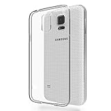 REY Transparent Silikonhülle TPU für Samsung Galaxy S5, Handyhülle Premium...