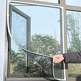 Fliegengitter Fenster, Zuschneidbar auf Fenstergrößen bis 130x150cm, Insektenschutz...