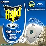 Raid Night & Day Nachfüller, Insekten Stecker, bis zu 24 Stunden Schutz (hält bis zu 10...