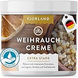 FJORLAND® Weihrauchcreme extra stark 200 ml - Weihrauch-Salbe hochdosiert zur...