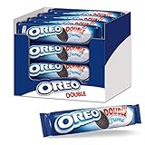 OREO Double 16 x 157g, Knuspriger Kakao Doppelkeks gefüllt mit doppelter...