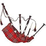 vidaXL Dudelsack Set Schottisch Hochland Highland Bag Pipe Bagpipe Mittelalter