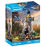 PLAYMOBIL 71483 Ritterturm mit Schmied und Drache