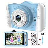 Kinderkamera - Digitalkamera Kinder mit 3,5-Zoll-Großbildschirm 1080P HD 12MP...