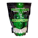 WEILAX Airsoft Softair Kugeln Fritz-Cell Premium Bio BBS 6 mm 0,20g Beutel 5000 Stück...