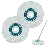 GFRED 2 Stück Wischmopp Ersatz Kompatibel Mit Leifheit Clean Twist Disc Mop Systèmes...