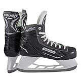 Bauer Herren Schlittschuhe X-LS für Eishockey, Eislaufschuhe Größe 45,5 Edelstahlkufen,...