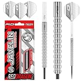 RED DRAGON Javelin Steel Dartpfeile 22 Gramm Profi Steeldarts Set, 3 x Steel...