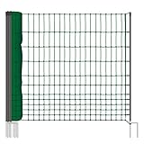 VOSS.farming Geflügelnetz 112cm Classic 25m, Hühnerzaun Geflügelzaun...