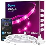 Govee LED Strip 20m, Bluetooth RGB LED Streifen mit App-Steuerung, Farbwechsel, Musik...