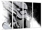 Wandbild - Star Wars, Darth Vader Army Helm, 131 x 62 cm, Holzdruck - XXL Format -...