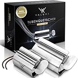 VALUXE® Premium Tubenquetscher [2 Größen] – Zahnpasta Ausdrücker aus Edelstahl –...