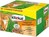 Kitekat Katzenfutter Landpicknick in Sauce, 24 Stück (24 x 100 g)