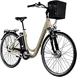 ZÜNDAPP E Bike Damen Fahrrad 28 Zoll | Ebike City Erwachsene 155-190 cm | Retro E-Bike 7...