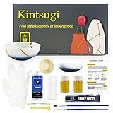 Kintsugi Repair Kit Gold, Reparieren Sie Ihre Cherish Keramik mit Goldpulver &...