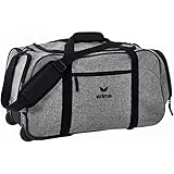 ERIMA Travel Line Koffer, 65 cm, 80 Liter, Grau Melange/Schwarz