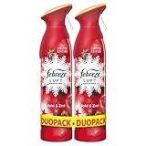 Febreze Lufterfrischer (600 ml) Apfel & Zimt, Raumspray entfernt Gerüche und...