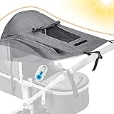 Dioxide Universal Kinderwagen Sonnensegel mit UV Schutz 50+ und...