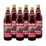 RABENHORST Aronia Muttersaft BIO 6er Pack (6 x 700 ml), 100 % purer...