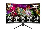 ODYS XP32 PRO 80cm (32') WQHD Curved Gaming Monitor (2.560 x 1.440 Pixel, 400 cd/m², 165...