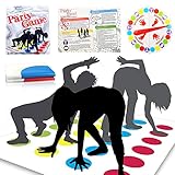 YISKY Twisting Spiele, Bodenspiel mit Spielmatte, Twisting Game für Kinder & Erwachsene,...