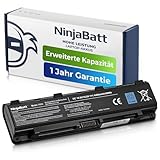 NinjaBatt Akku für Toshiba PA5024U-1BRS PABAS260 Satellite C850 C850D C855 C870 L850 L855...