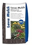 Hamann Lava-Mulch Anthrazit 2-8 mm 20 l - schnell und problemlos verarbeiten - Boden...