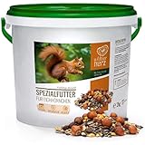 wildtier herz Artgerechtes Eichhörnchenfutter 2kg für Eichhörnchen und...