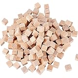 200 Stück Holz Würfel 10mm Holzwürfel Blanko Deko Holz Basteln Bastelmaterial Holz...