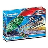 PLAYMOBIL City Action 70569 Polizei-Hubschrauber: Fallschirm-Verfolgung, Für Kinder von...