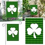 Beachflag Feiertagsflagge St. Patricks Day SaintPatrick Garden Flag Green Leaf Festival...