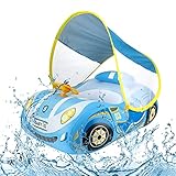 Gobesty Schwimmring Baby, Schwimmreifen Baby mit Sonnendach Entfernbar, Baby Floating...