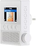 VR-Radio Steckdosen-Internetradio IRS-300 mit WLAN, 6,1-cm-Display, 6 Watt