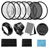 Fotover 67mm Objektiv Filter Kit:UV CPL-Polarisation Einstellbare ND Filter ND2-ND400...