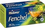 Meßmer Fenchel | 25 | Teebeutel | Vegan | Glutenfrei | Laktosefrei, 75g