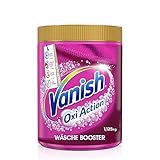 Vanish Oxi Action Pulver Pink – 1 x 1,125 kg – Fleckenentferner und Wäsche-Booster...