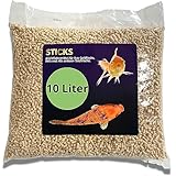 Teichsticks Premium 10L / 800g Fischfutter für Goldfisch, Koi, Teichfische,...