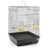 Montana Cages | Transportkäfig EOS ca. 44 x 44 x 68 cm Antik für Großsittiche...