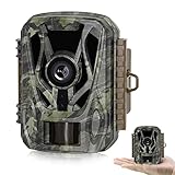 JOH Wildkamera, 24MP, 1080P, 0,1s Trigger Geschwindigkeit Bewegung aktiviert, Super...