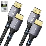 HDMI 2.1 Zertifiziertes Kabel 2m(2er-Pack),Stouchi 8K Ultra HD 48 Gbit/s...