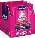 Vitakraft Cat Stick Classic, Katzensnacks, fleischige Katzensticks, mit Kabeljau und...