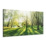 murando - Wandbilder XXL Landschaft 120x40 cm 1 tlg - Leinwandbilder Wohnzimmer Großes...