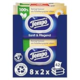 Tempo Feuchte Toilettentücher 'Sanft & Pflegend' - Megapack - 16 Packungen mit...