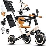 KIDIZ® 6in1 Laufrad Dreirad | Laufräder Lauffahrrad Kinderdreirad ab 1 Jahr bis 5 Jahre...