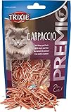 TRIXIE glutenfreies, zuckerfreies und proteinreiches Katzenleckerli 'PREMIO Carpaccio, 20...