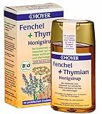 HOYER Fenchel & Thymian Honigsirup Bio - Wohltuend bei Husten & Heiserkeit -...