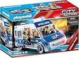 PLAYMOBIL City Action 70899 Polizei-Mannschaftswagen, Mit Licht und Sound,...